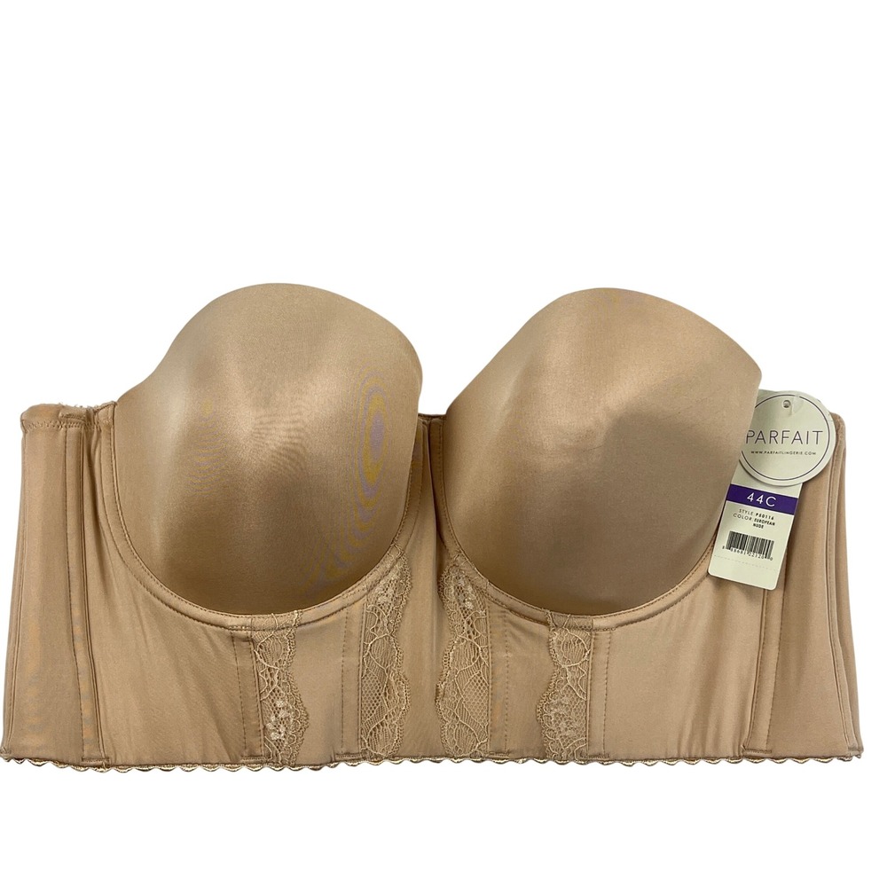 Parfait Elissa Strapless Longline Bra 44C European Nude P50116 Womens Lingerie